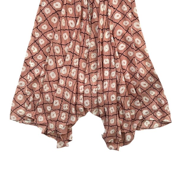 Alexis Flutter Sleeve‎ Handkerchief Vneck Midi Dress Pink XS Romantic Coquette - Picture 7 of 13